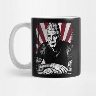 Vintage Anthony Bourdain - Sketch Mug